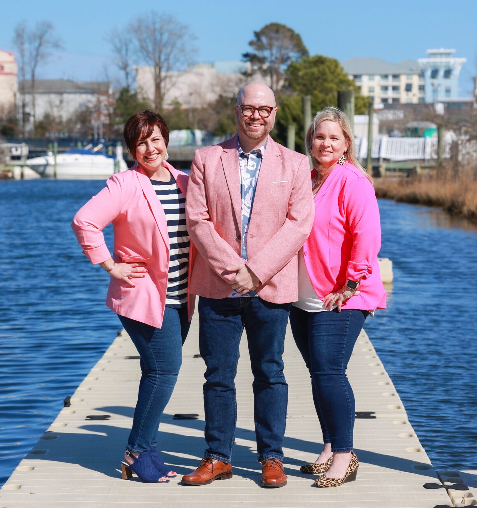 Jan Johnson, Jeremy Johnson and Jennie Burge